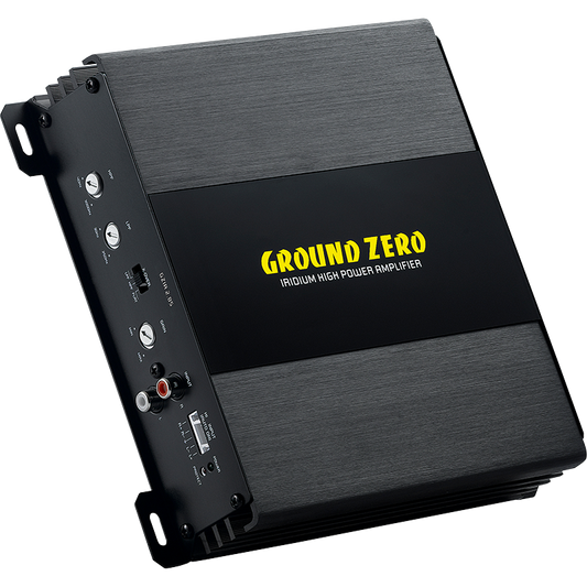 Ground Zero Iridium GZIA 2.85 2-Channel Class A/B Amplifier - 2 x 60W RMS @ 4 Ohm