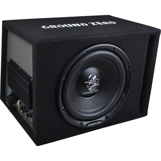 Ground Zero GZIB 25BR-ACT 10" 250w Vented Active Subwoofer Enclosure