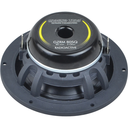 Ground Zero GZRM 80SQ 80 Watt 3.15” 8cm 80W Midrange Speakers