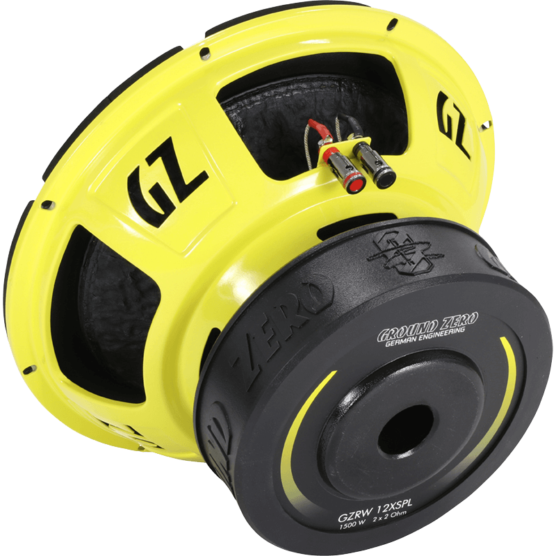 Ground Zero Radioactive GZRW 12XSPL - 12" 30cm 1500 Watt Dual Voice Coil Car Subwoofer Bass Driver