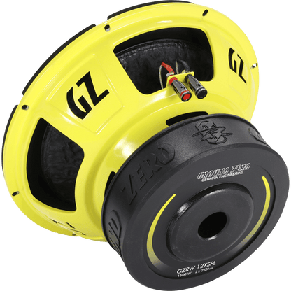Ground Zero Radioactive GZRW 12XSPL - 12" 30cm 1500 Watt Dual Voice Coil Car Subwoofer Bass Driver