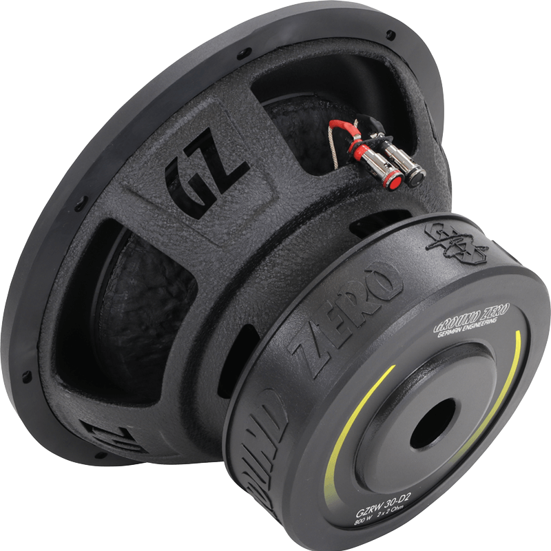 Ground Zero Radioactive GZRW 30-D2 - 12" 30cm 1200 Watt Dual Voice Coil Car Subwoofer Bass Driver