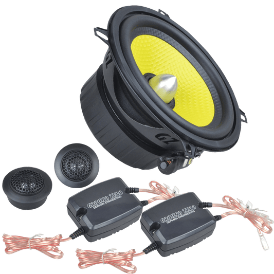 Ground Zero Titanium GZTC-130.2X 5" 13cm 130W 2-Way Component Speaker System