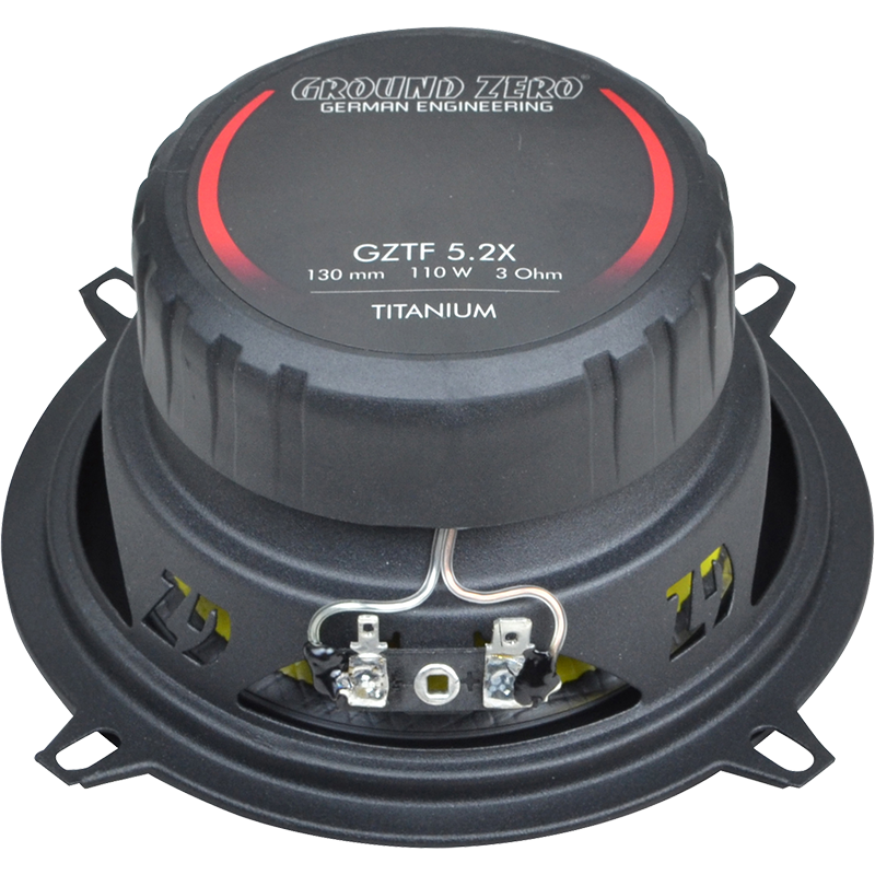 Ground Zero Titanium GZTF-5.2X 5" 13cm 110W 2-Way Coaxial Speaker System