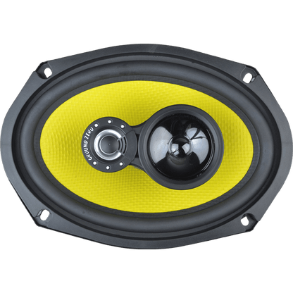 Ground Zero Titanium GZTF-69X 6x9" 190W 3-Way Coaxial Speaker System