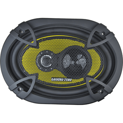 Ground Zero Titanium GZTF-69X 6x9" 190W 3-Way Coaxial Speaker System