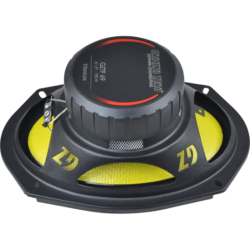Ground Zero Titanium GZTF-69X 6x9" 190W 3-Way Coaxial Speaker System