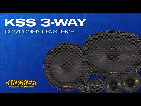 KS 6.5" (160 mm) 3 Way Component Speaker System