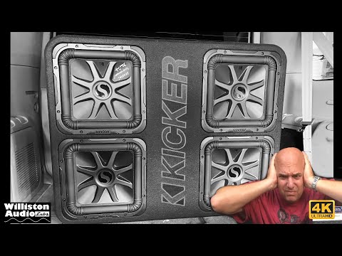 L7R Quad 12" Loaded Enclosure - Dual 2 Ohm