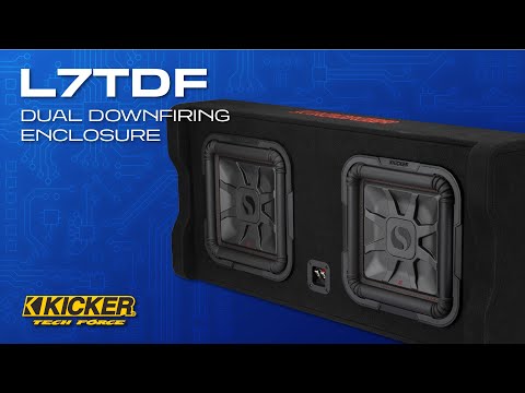 L7T Dual 12" Down Firing Loaded Enclosure - 2 Ohm