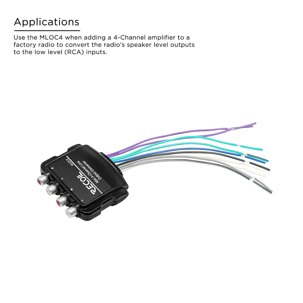 Recoil MLOC4 4-Channel Smart Micro Line Output Converter