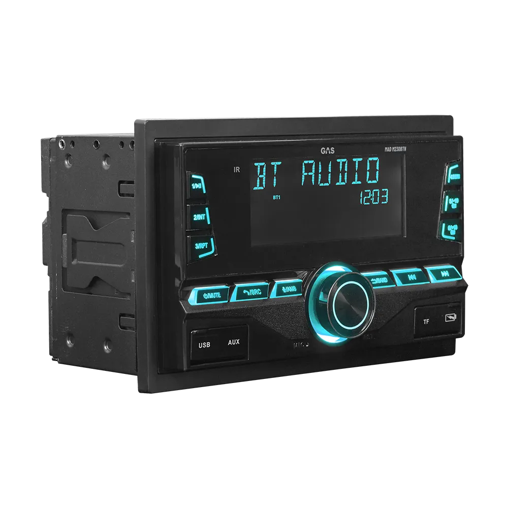 GAS MAD M230-BTN 2DIN Car Stereo Head Unit, BT, AUX, USB, FM, RDS, 14-band EQ