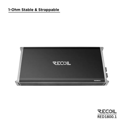 Recoil RED1800.1 1800 Watt Class-D Mono Amplifier