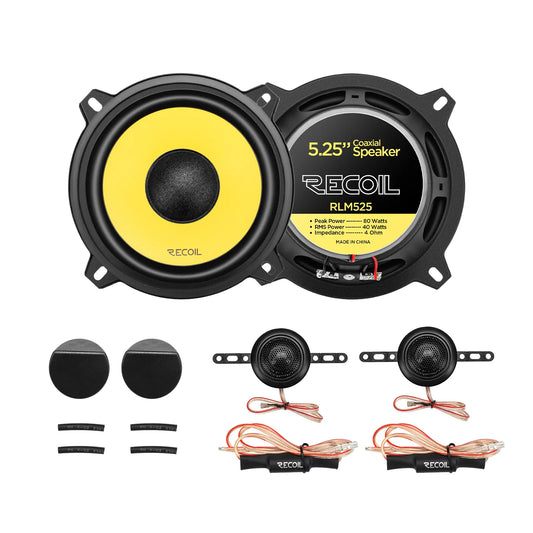 Recoil RLM525 Level-3 Series 5.25" Component Speaker