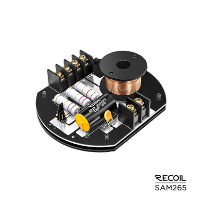 Recoil SAM265 Premium L-1 Series 6.5" 2-Way Component Speakers with crossovers