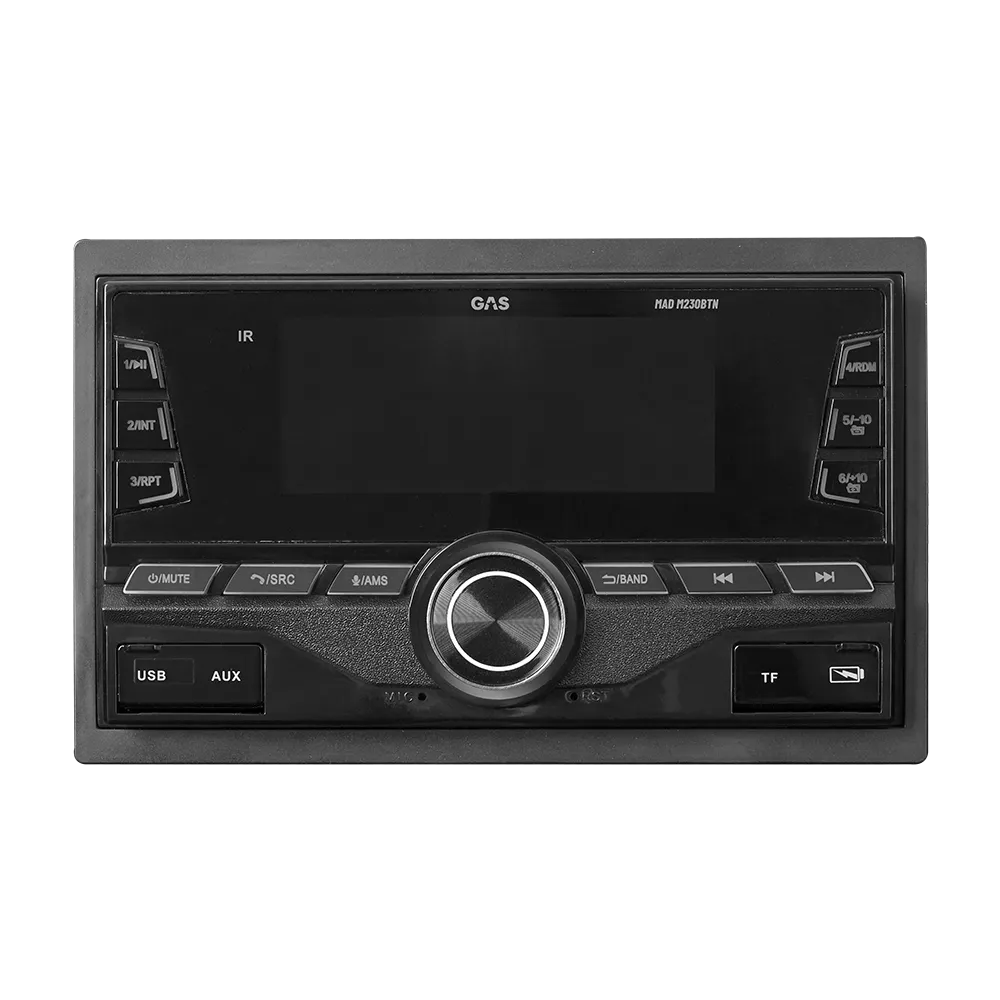 GAS MAD M230-BTN 2DIN Car Stereo Head Unit, BT, AUX, USB, FM, RDS, 14-band EQ