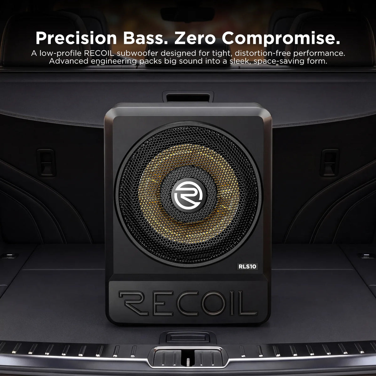 Recoil RLS10 10" Low Profile Amplified Subwoofer