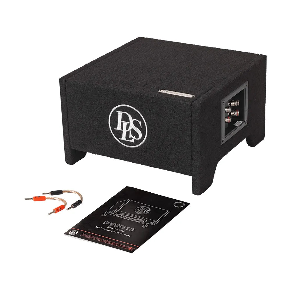 DLS PESB18 8"/200mm Sealed Slim Enclosure 1/2+2/4 Ohm