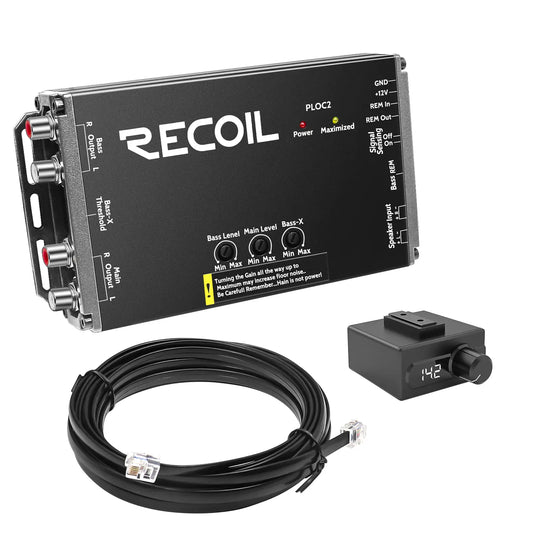 Recoil PLOC2 2-CH Line Output Converter With Bass Boost