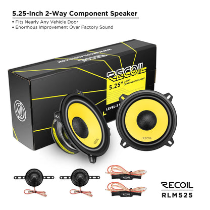 Recoil RLM525 Level-3 Series 5.25" Component Speaker