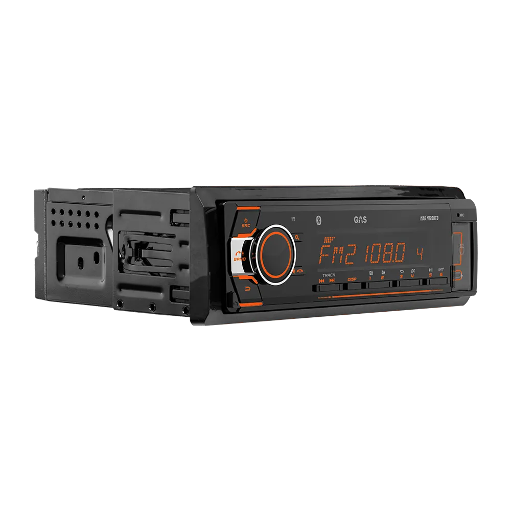 GAS MAD M120-BTD 1DIN Car Stereo Head Unit, BT, AUX, USB, FM, RDS, DAB+, 10-band EQ