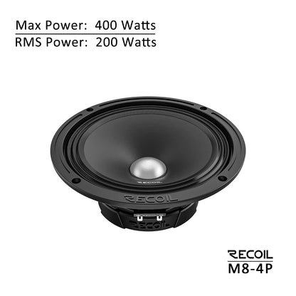Recoil MS8-4P 8-Inch Midrange Speakers