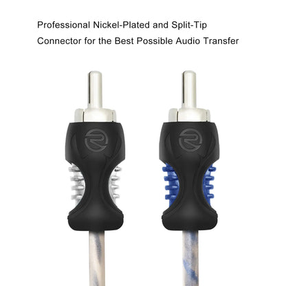 Recoil RCI23 ECHO SERIES RCA interconnect cable 2-CHANNEL 3FT (0.91M)