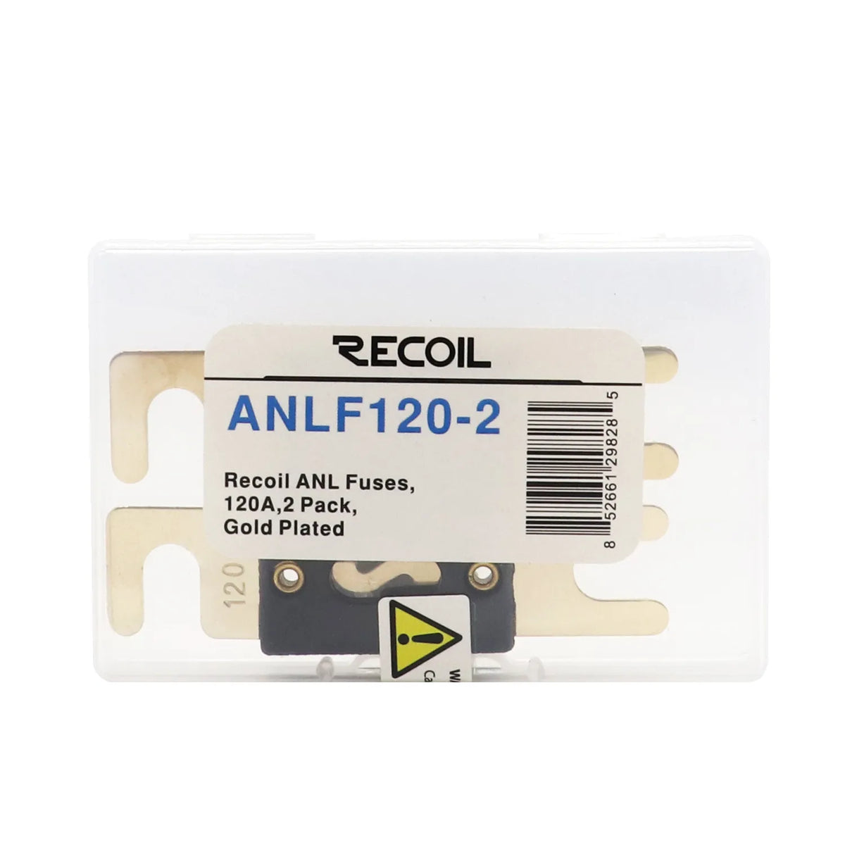 Recoil ANLF120-2 2 Pack 120A ANL Fuses Gold Plated