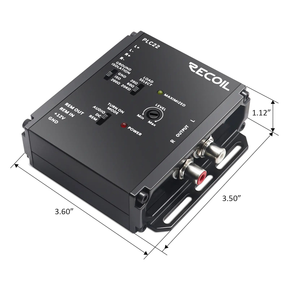 Recoil PLC22 Premium 2-Channel Active Line Output Converter