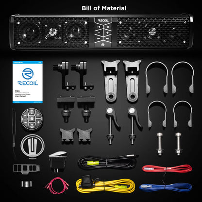 Recoil PSB6-AS Sound Bar & Subwoofer Audio Kit