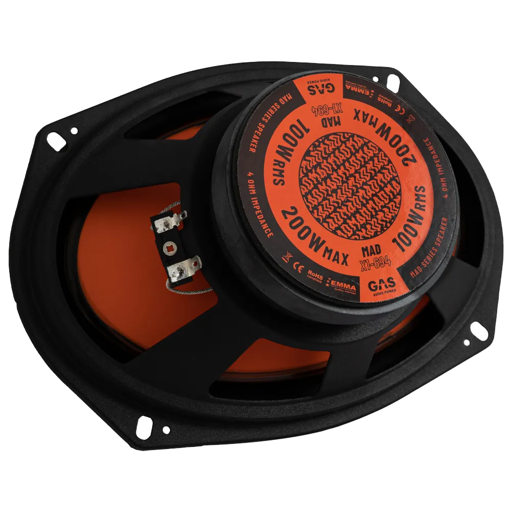GAS MAD X1-694 Coaxial Speaker 6x9"