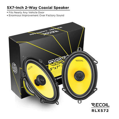 Recoil RLX572 Level-3 Series 2-Way 5X7" Coaxial Speaker