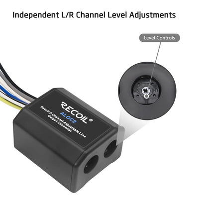 Recoil ALOC2 2 Channel Adjustable line output converter