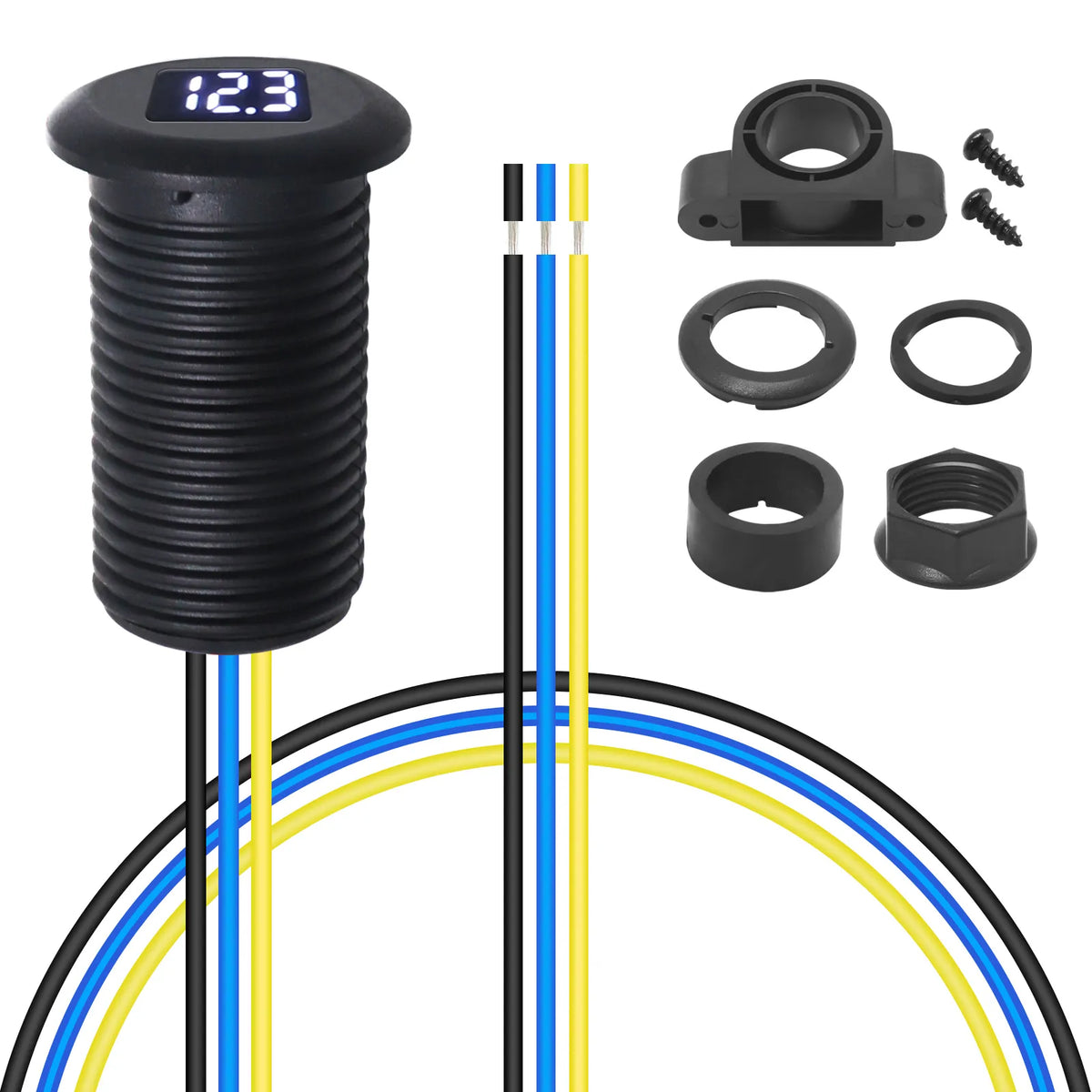 Recoil MDV Super Mini Waterproof LED Display Voltmeter