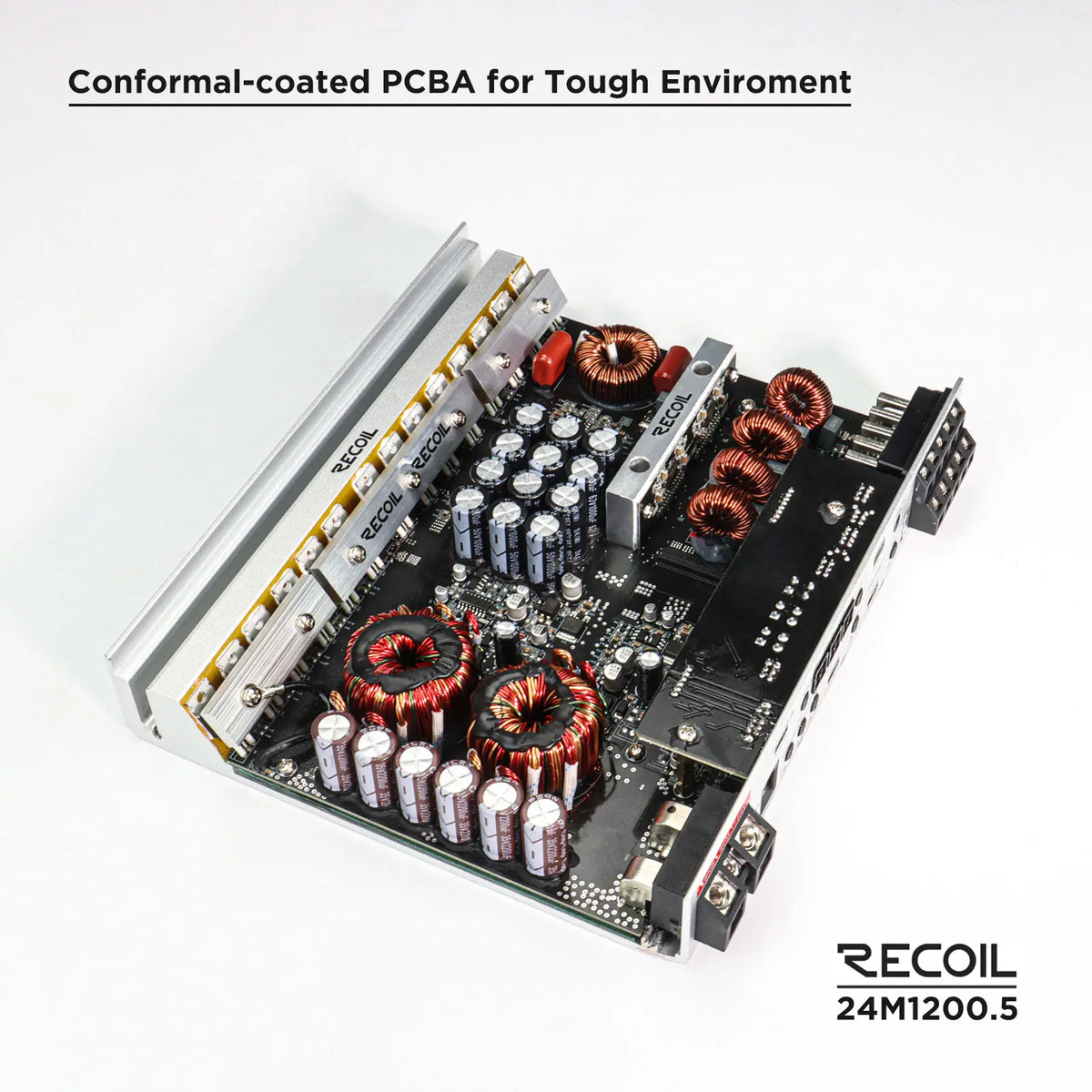 Recoil 24M1200.5 24V 1200 Watts Class-D 5 Channel Amplifier