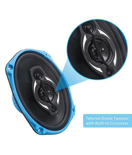 Recoil RCX694 6X9-Inch 4-Way Coaxial Speakers