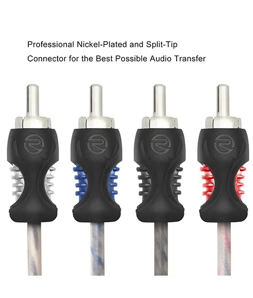 Recoil RCI417 ECHO SERIES RCA interconnect cable 4-CHANNEL 17FT (5M)