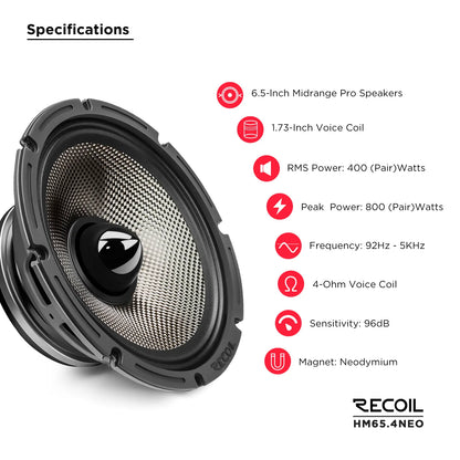 Recoil HM65.4NEO Pro Midrange Speaker