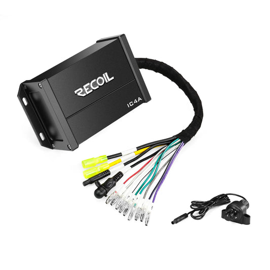 Recoil IC4A Micro Full Range 4 Channel Bluetooth Amplifier