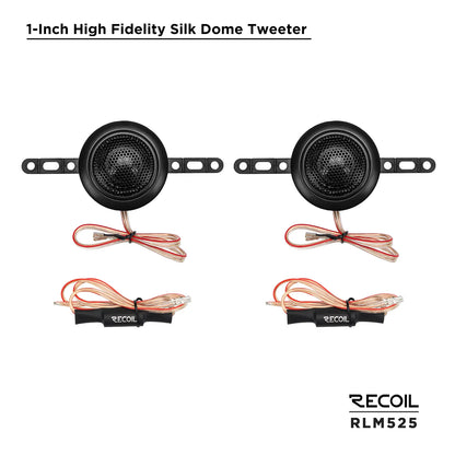 Recoil RLM525 Level-3 Series 5.25" Component Speaker