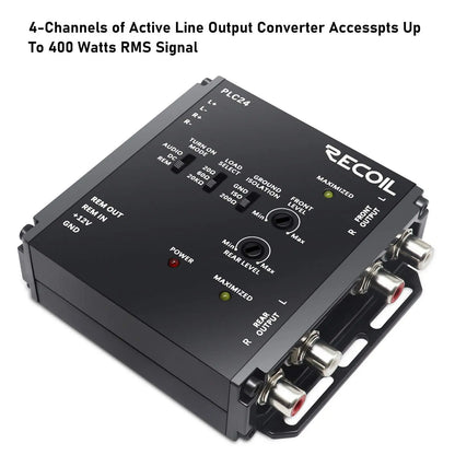 Recoil PLC24 4-CH Line Output Converter