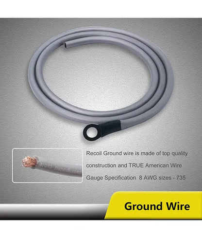 Recoil RCK4 4 AWG 2-CH Amp installation Kit
