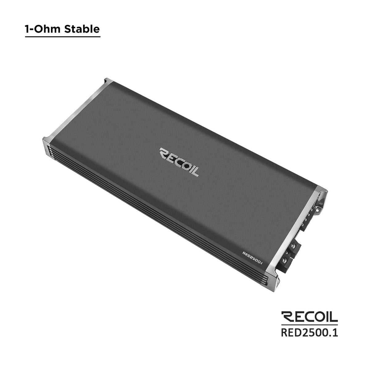 Recoil RED2500.1 2500 Watts Class-D Mono Amplifier