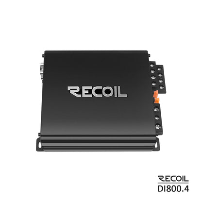 Recoil DI800.4 800 WATTS Full Range Class-D 4 Channel Amplifier