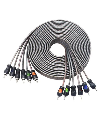 Recoil RCI617 ECHO SERIES RCA interconnect cable 6-CHANNEL 17ft (5M)