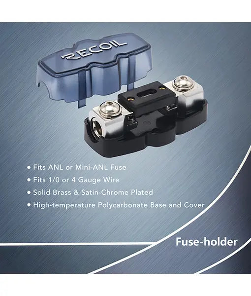 Recoil PCK4 Premium 4AWG OFC Complete Wiring Kit
