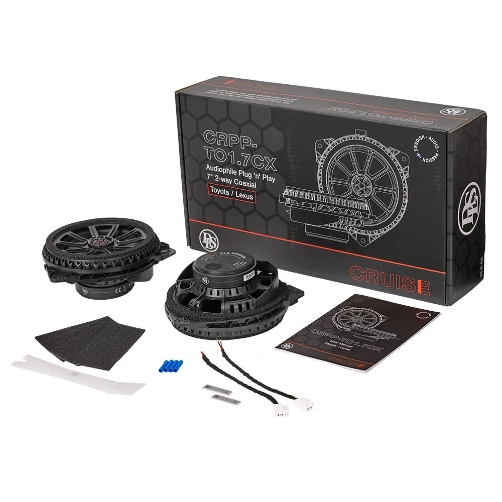 DLS CRPP-TO1.7CX Toyota 6.5" Custom-Fit Coaxial Speaker