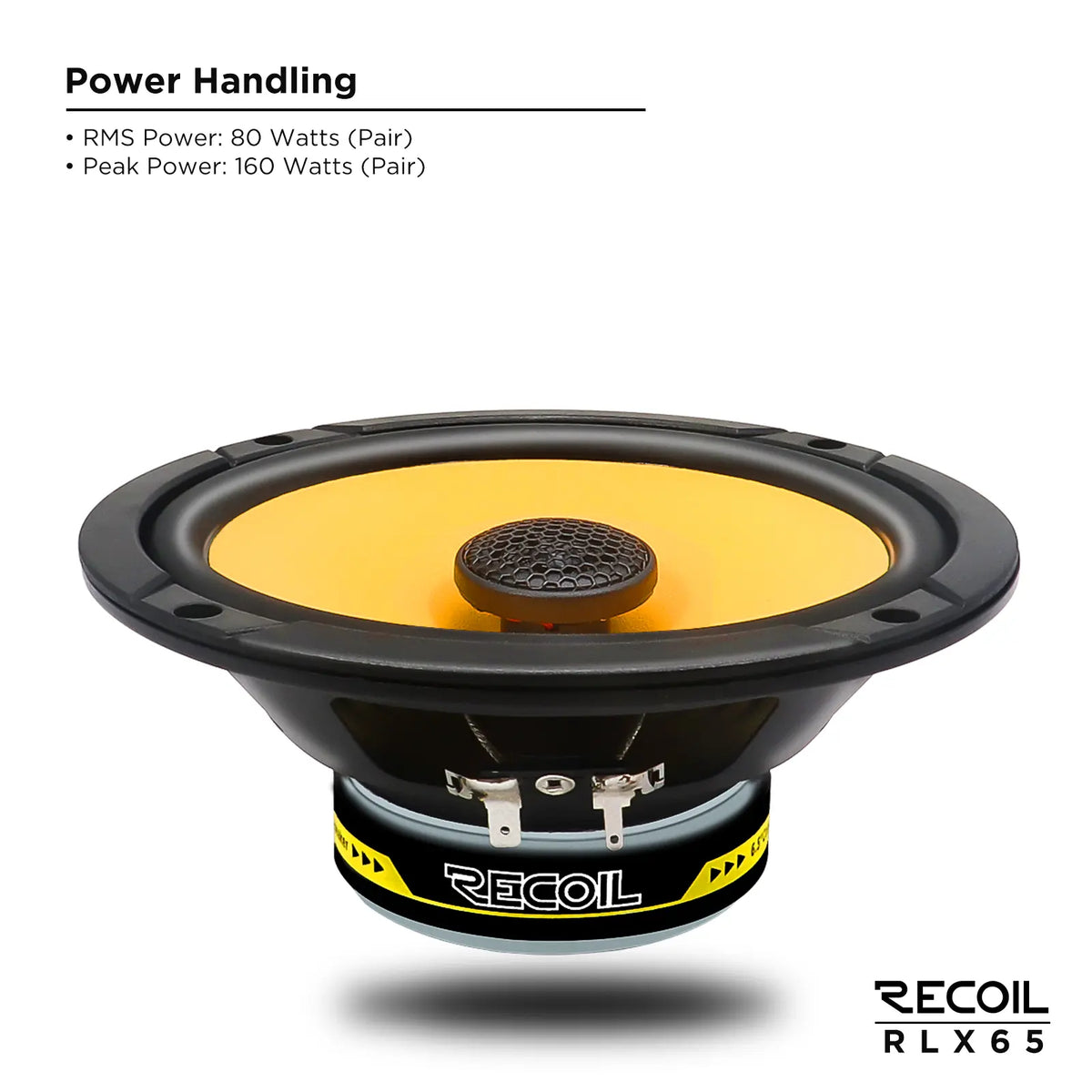Recoil RLX65 Echo Series 6.5” 2-way full-range coaxial Speaker