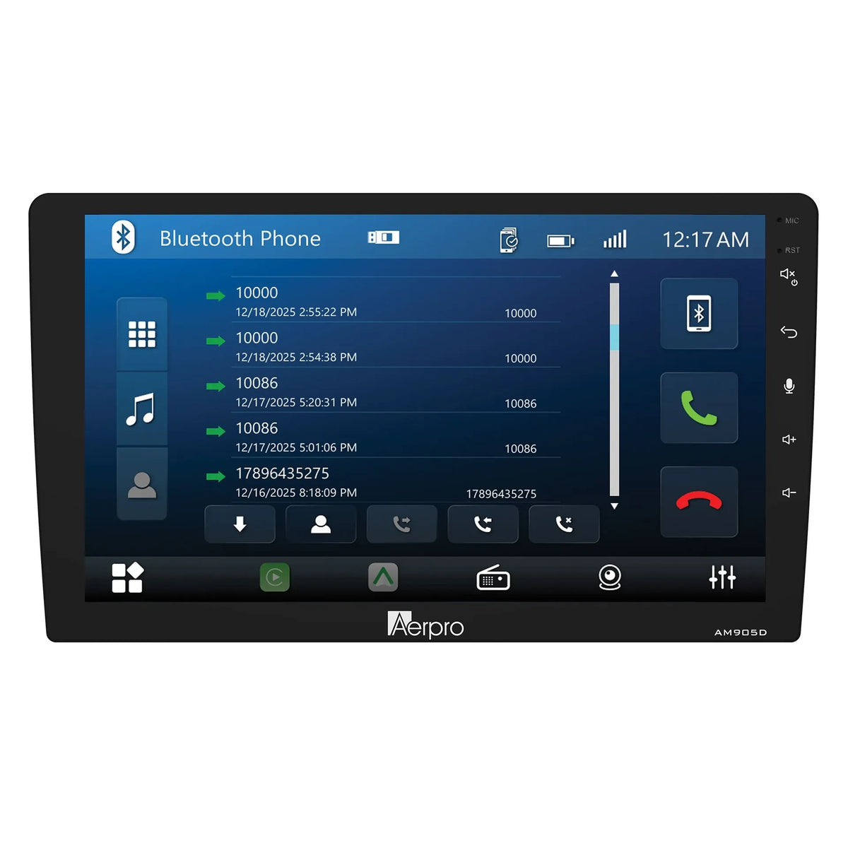 Aerpro AM905D 9" Multimedia Receiver with Wireless Apple CarPlay, Android Auto & DAB+