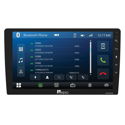 Aerpro AM905D 9" Multimedia Receiver with Wireless Apple CarPlay, Android Auto & DAB+